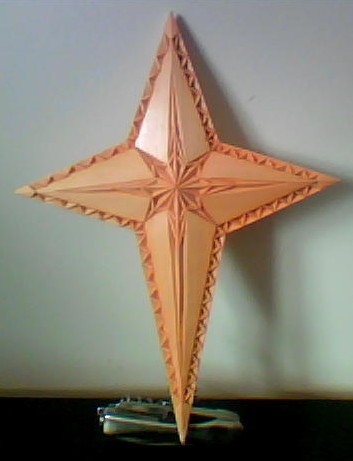 over all size 10" tall
7 1/2" wide. Natural finish